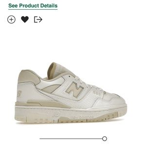 New Balance 550 (womens) silver birch